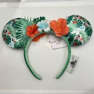 Disney Ear Headband - Minnie Mouse Tropical Hideaway Ears Hello Summer NEW